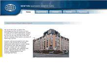 Tablet Screenshot of newton-apartments.de